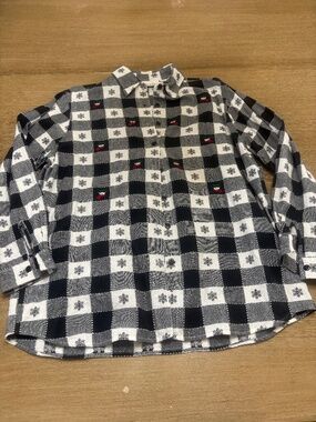 Vintage Casey and Max Christmas Holiday Button Down Shirt XL 90’s Teacher